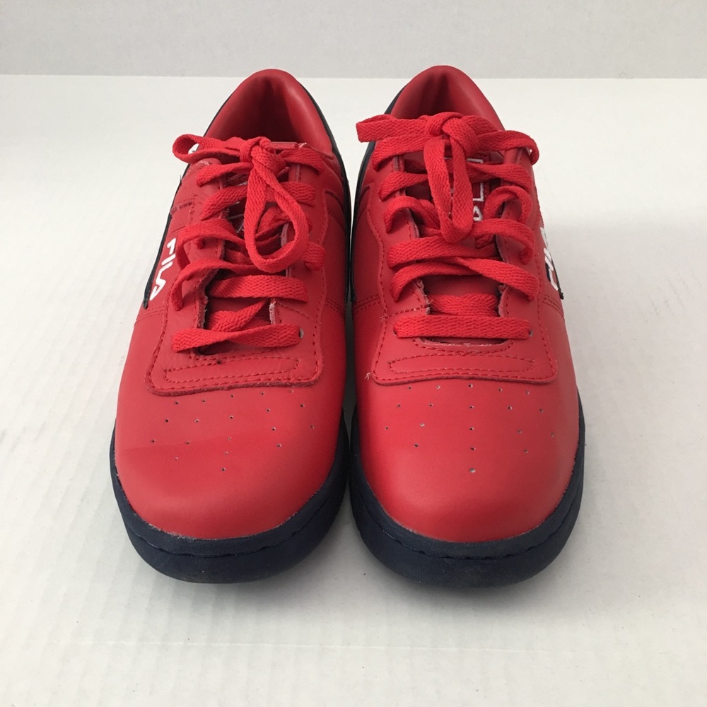 New Red and Blue Fila Sneakers